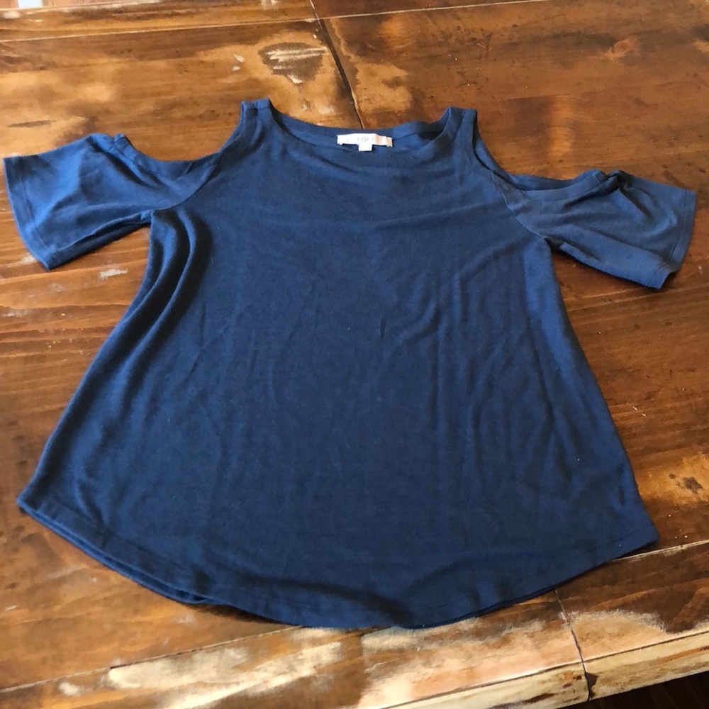 Loft Cold Shoulder top